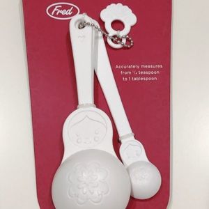 BNIB Fred M-Spoons Matryoshka Measuring Spoons White